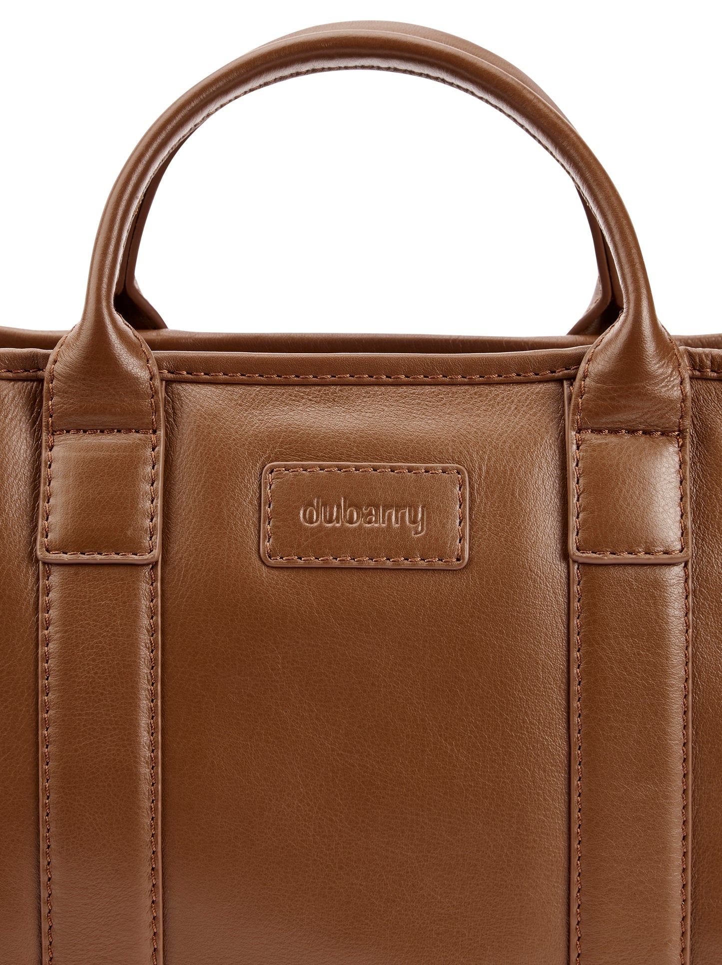 Ramelton Medium Size Leather Handbag - Caramel