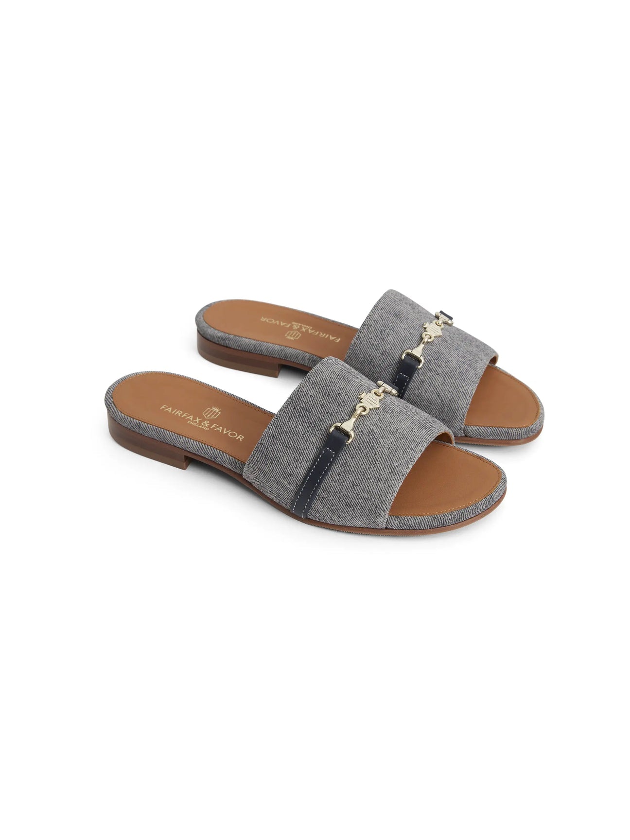 Heacham Denim Suede Sandals