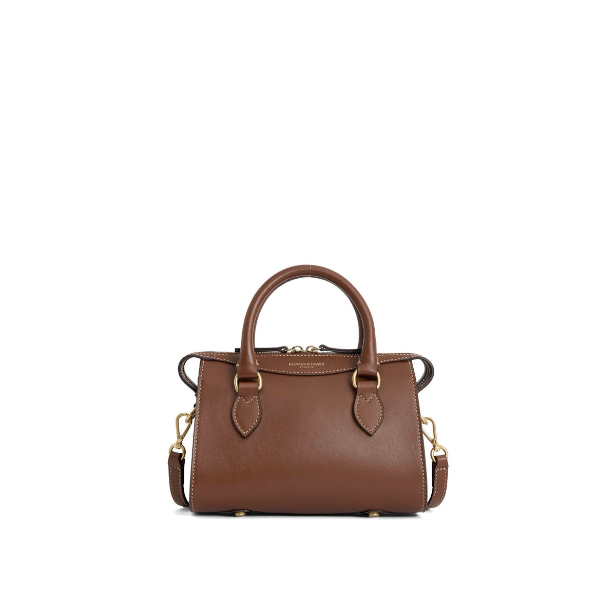 Kew Tan leather Mini handbag