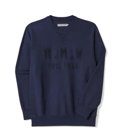 Stencil Crewneck weatshirt Midnight