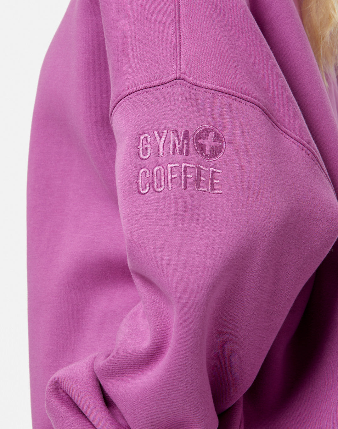 Snap Collar Sweatshirt Crisp Pink