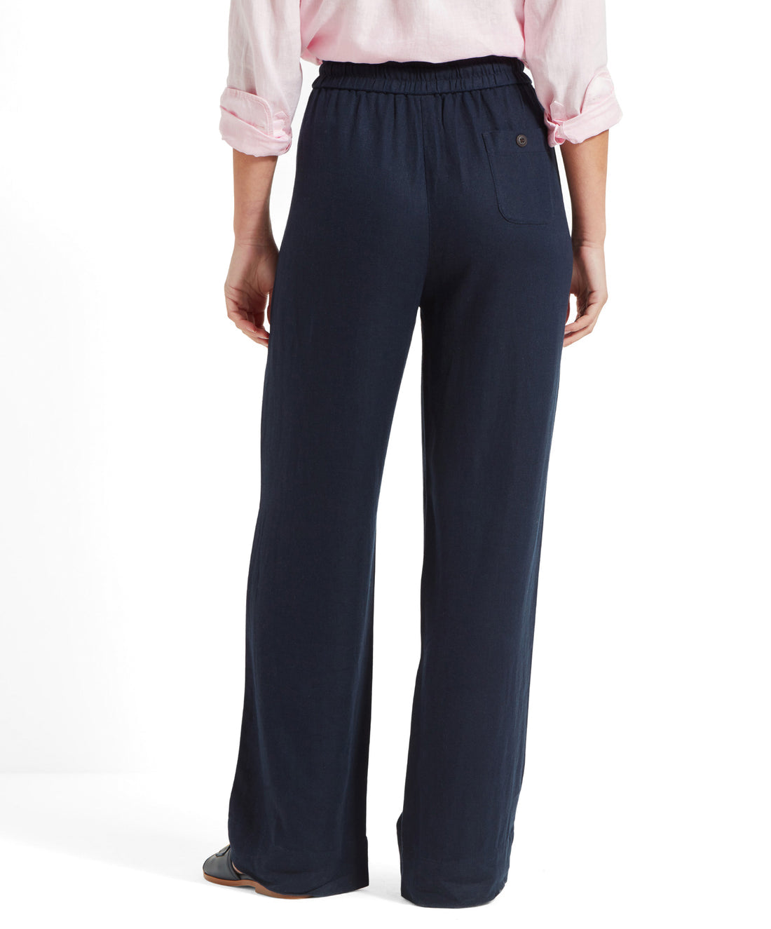 Daphne Linen Trousers Navy