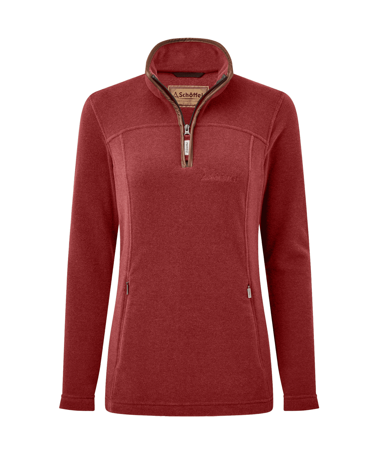 Tilton II Quarter Zip Fleece Claret