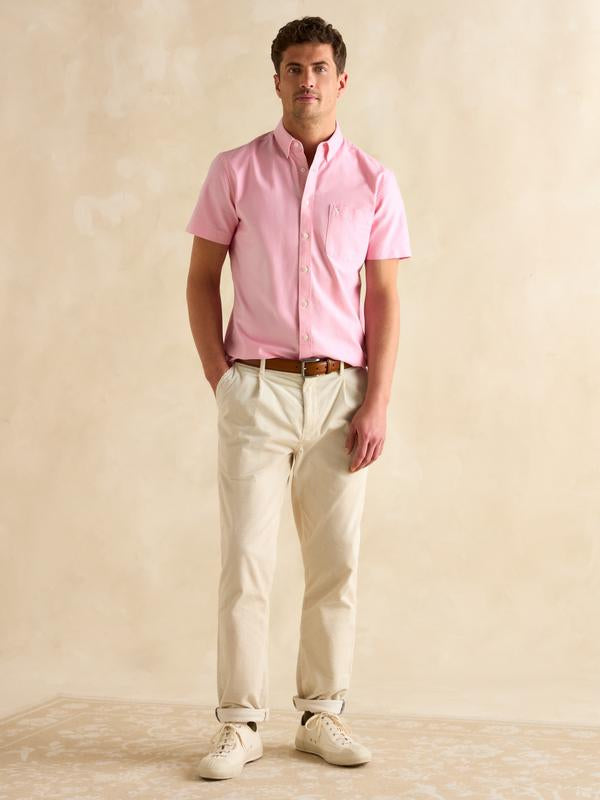 Oxford Short Sleeved shirt pink
