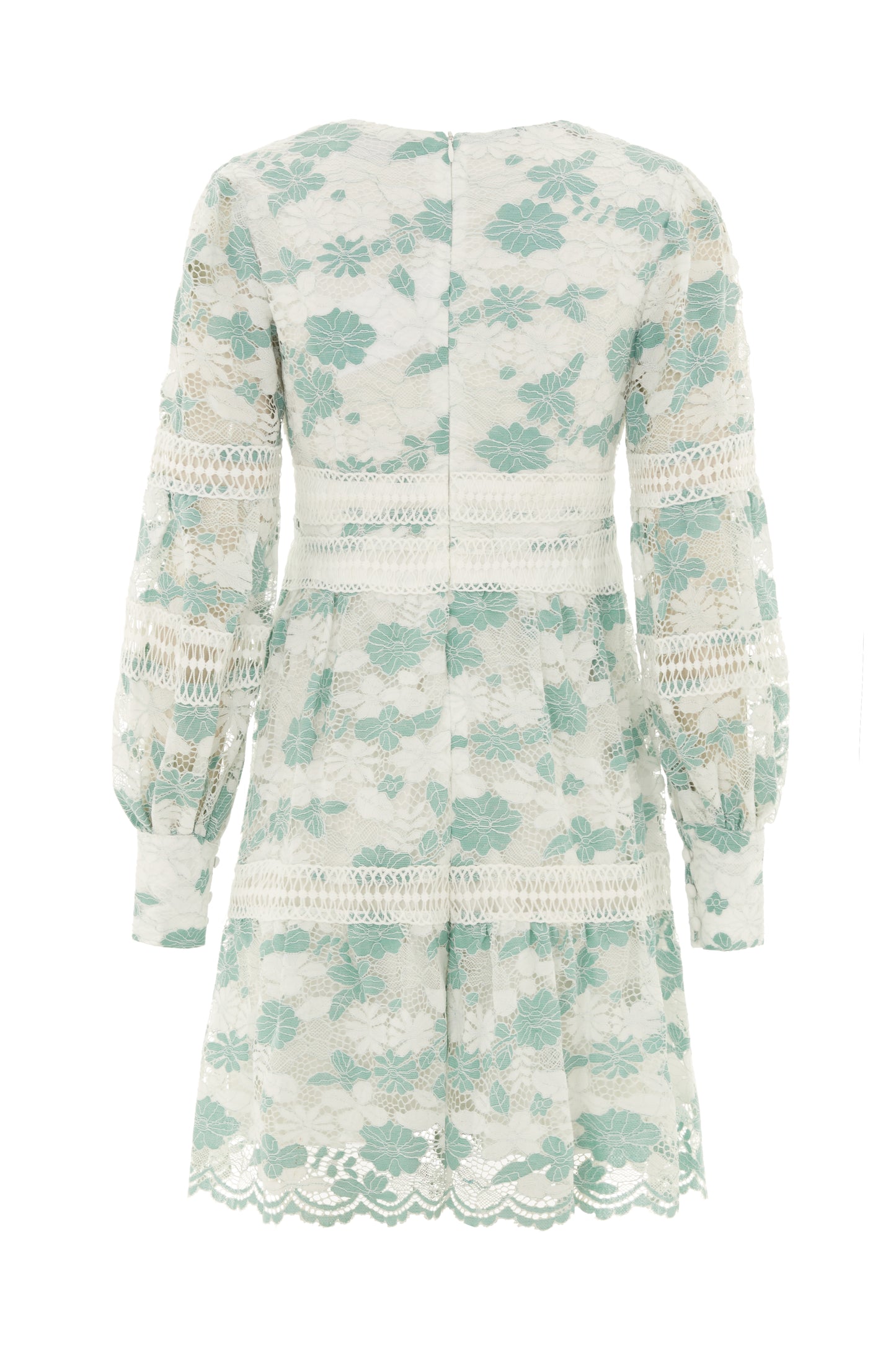 THE CABO LACE MINI DRESS MINT