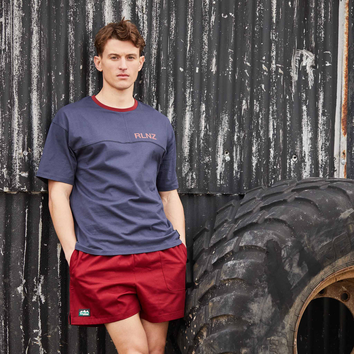Unisex Hose Down T Shirt Navy