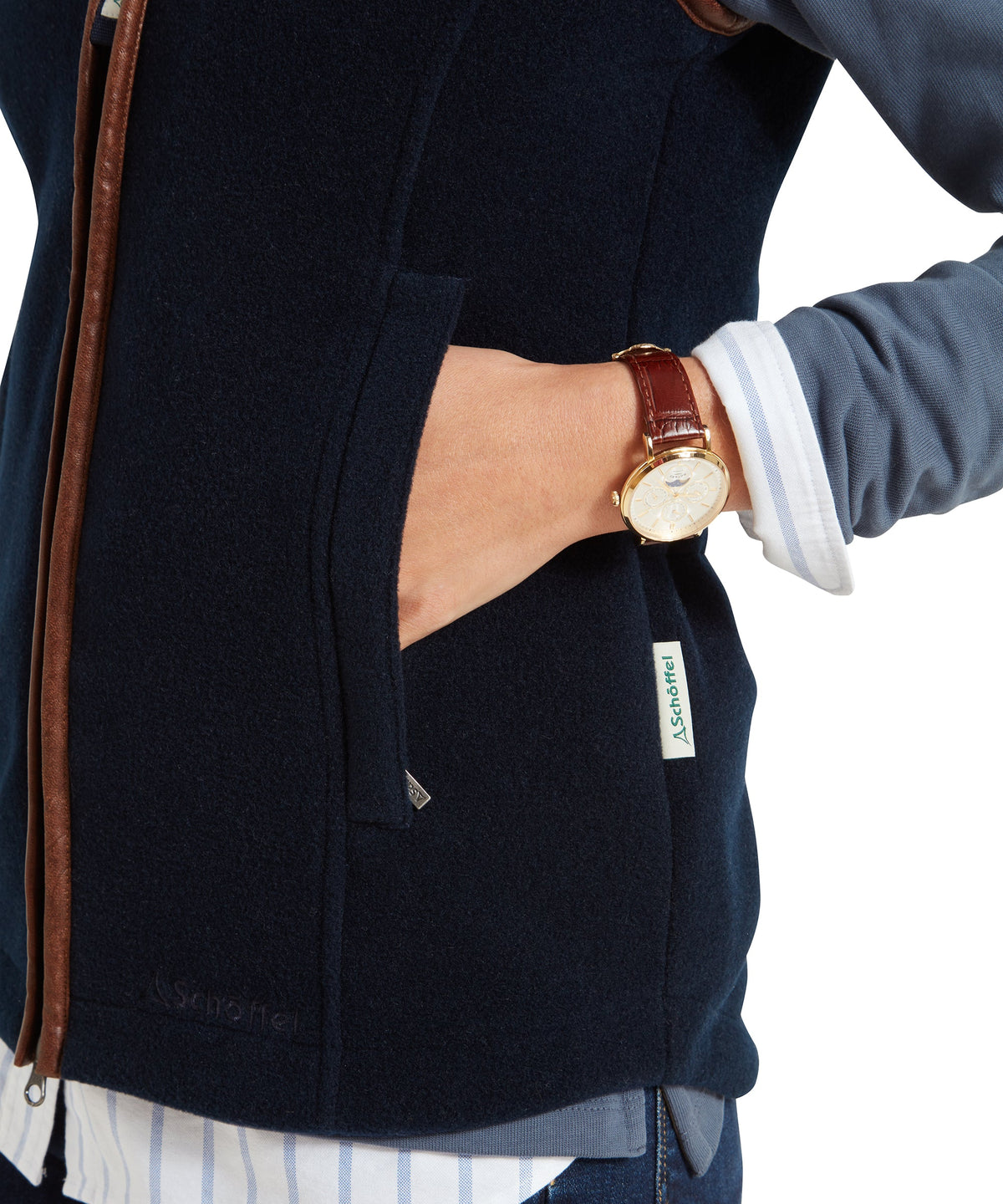 Lyndon Fleece Gilet Navy