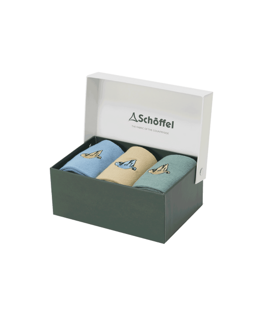 Women's Bamboo Socks (Box of 3) Duck Print 4-7