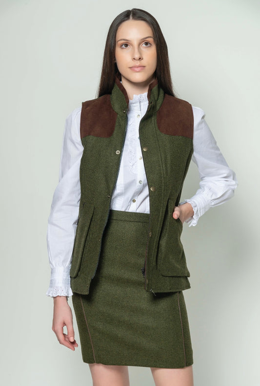 Marina Wool Skirt Olive