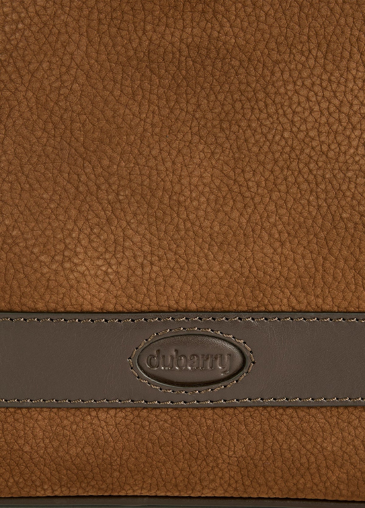 Tullyfern Suede And Leather Handbag - Walnut