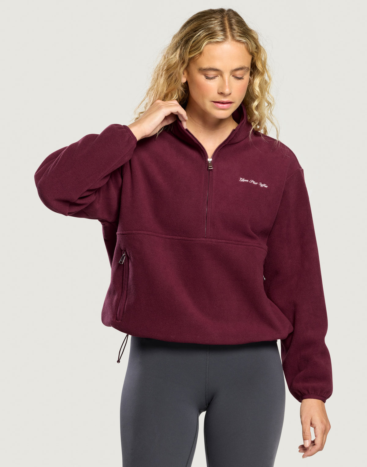 Polar Half Zip Cherry Crush