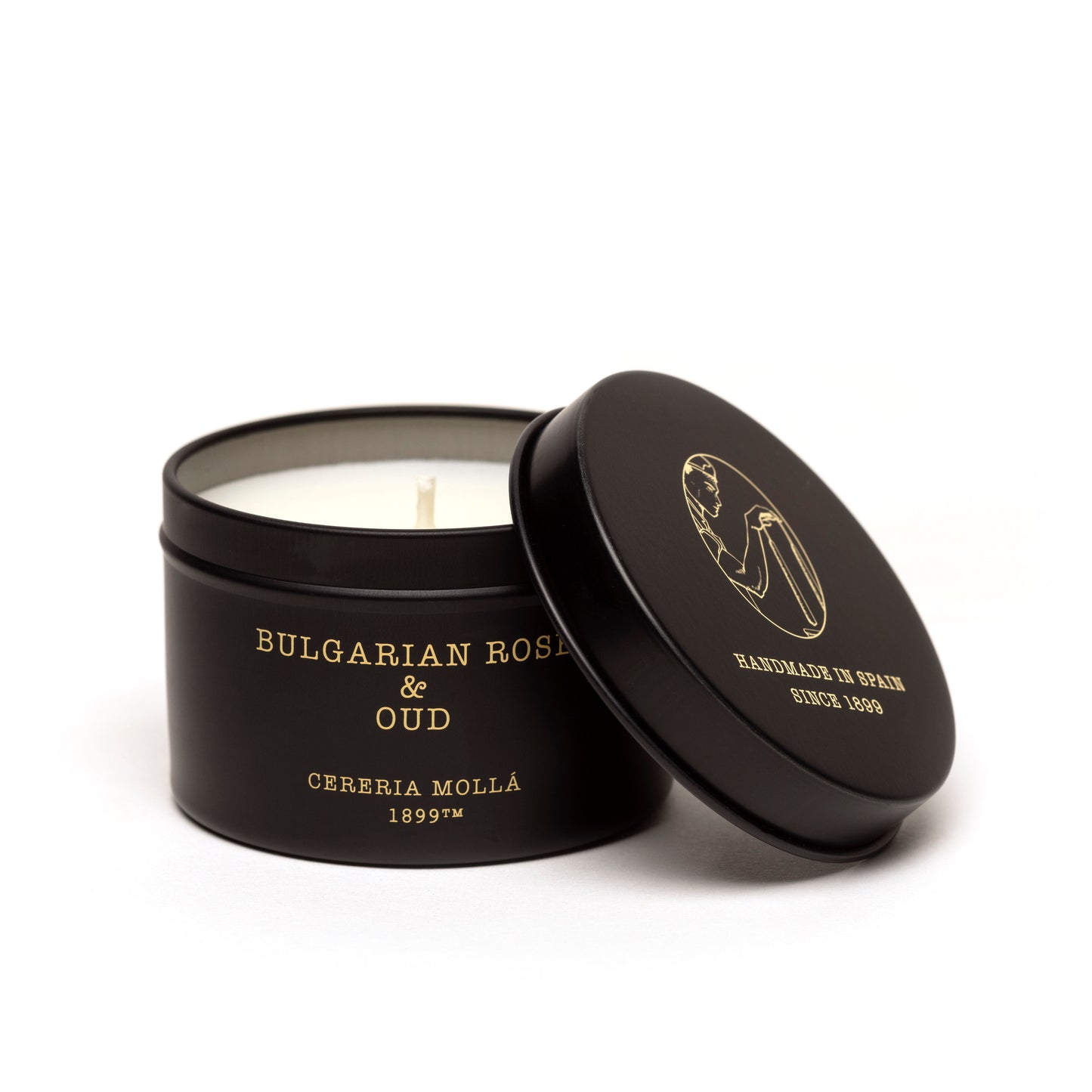Bulgarian Rose & Oud 90g Tin Travel Candle
