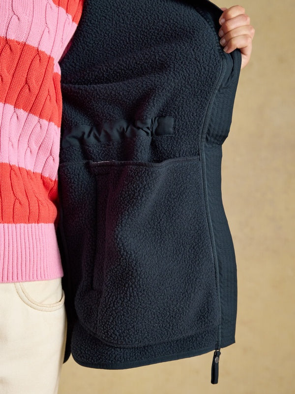 Heritage Gilet Longline Jacket Navy