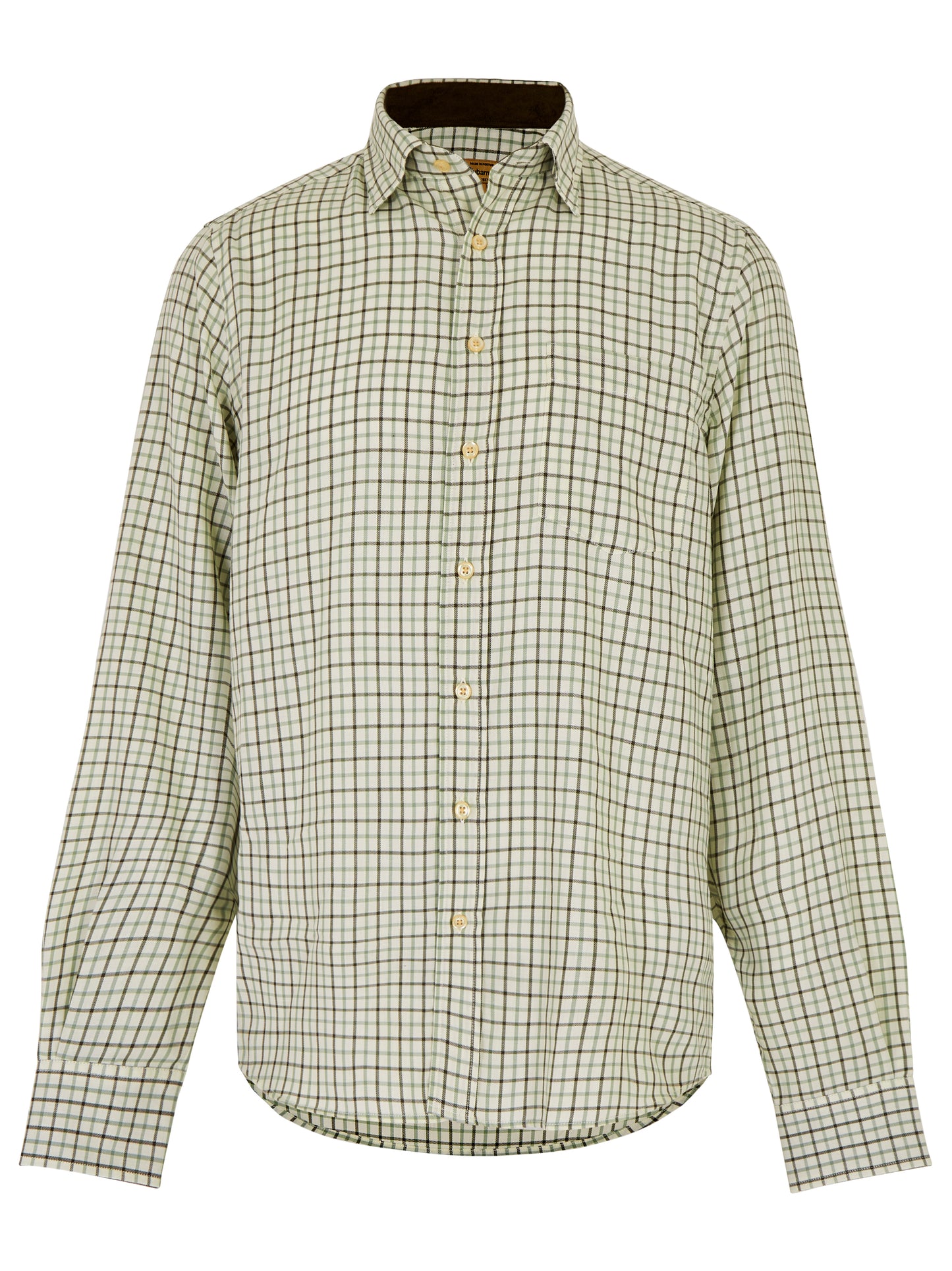 Connell Tattersall Check Shirt Sage
