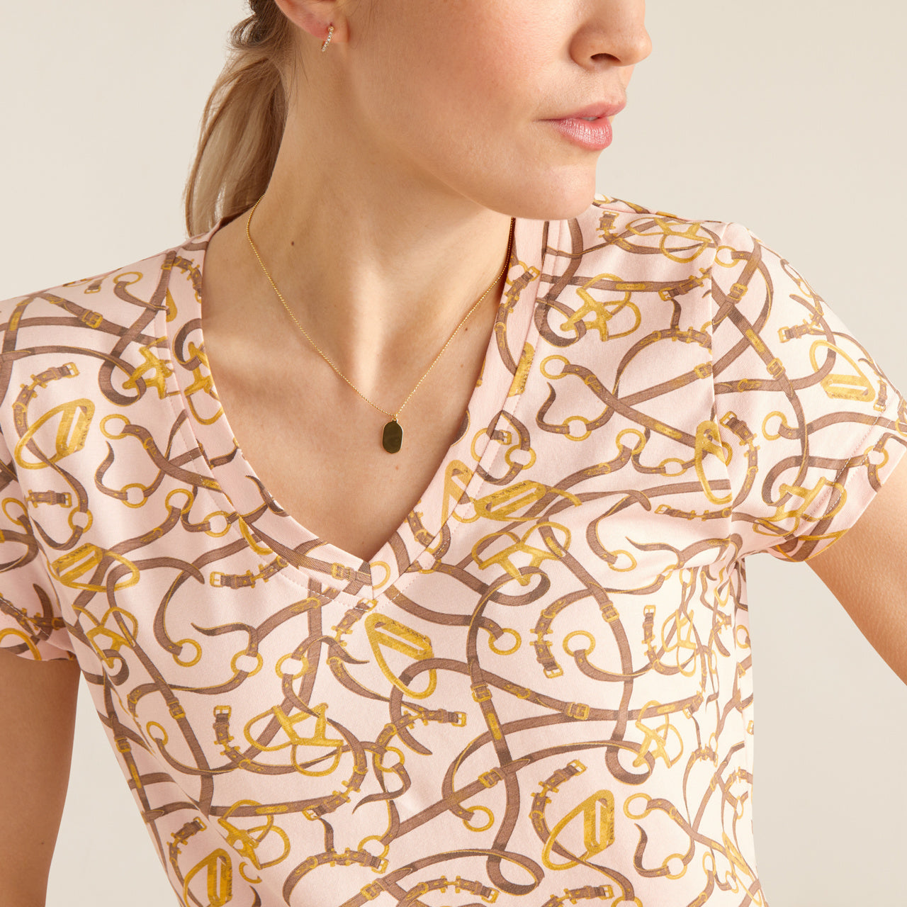 Bridle SS T-shirt Blushing Rose