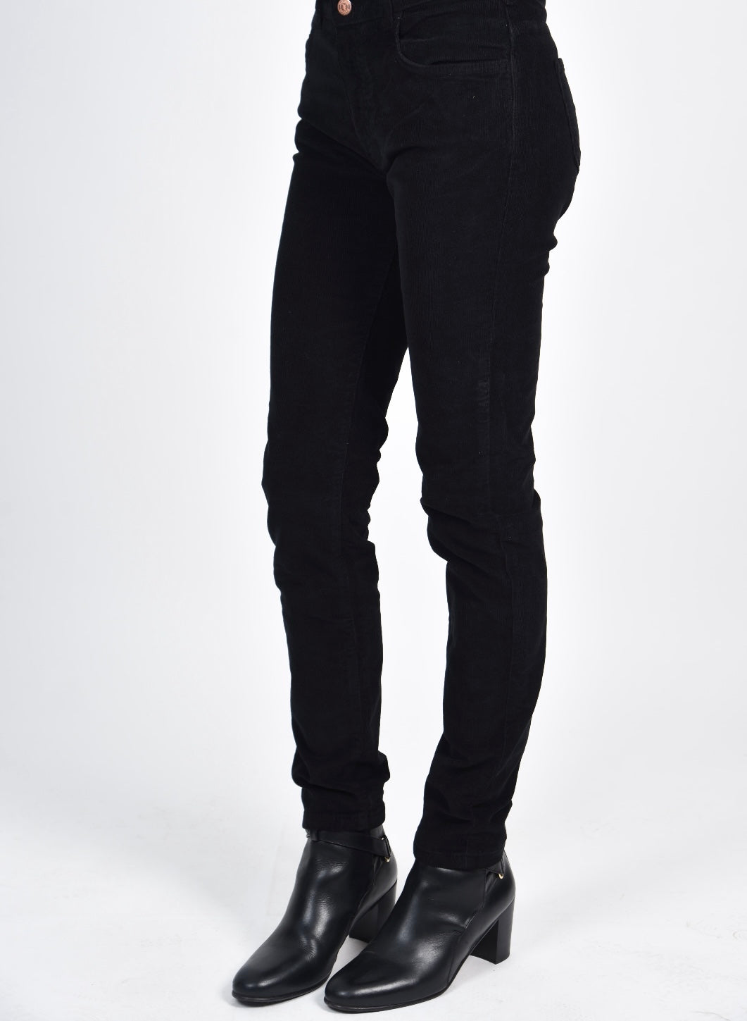 Rosie 5 Pocket Jeans Needlecord Black