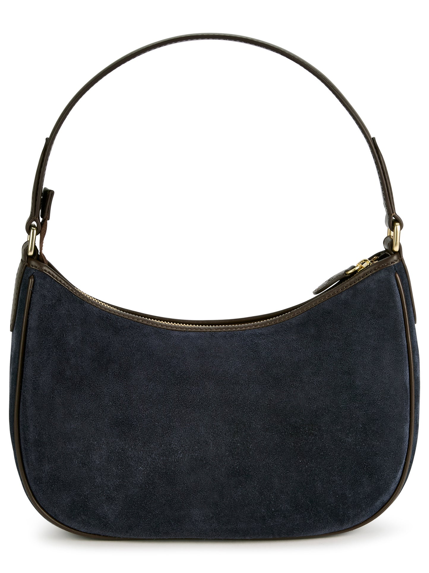 Cushendall Suede And Leather Handbag - Navy