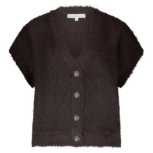 Cardigan Fuzzy Espresso
