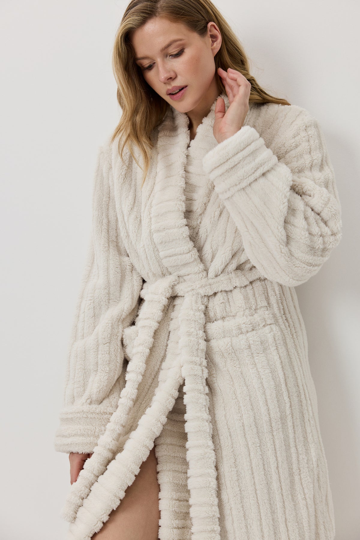 Averly Bathrobe Beige