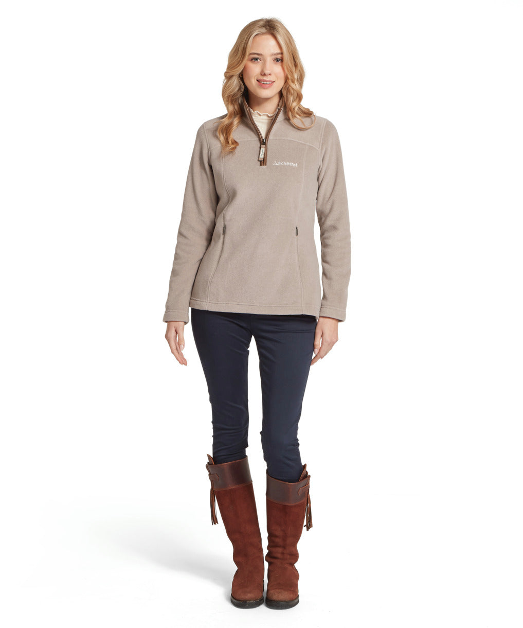 Tilton II Quarter Zip Fleece Mushroom