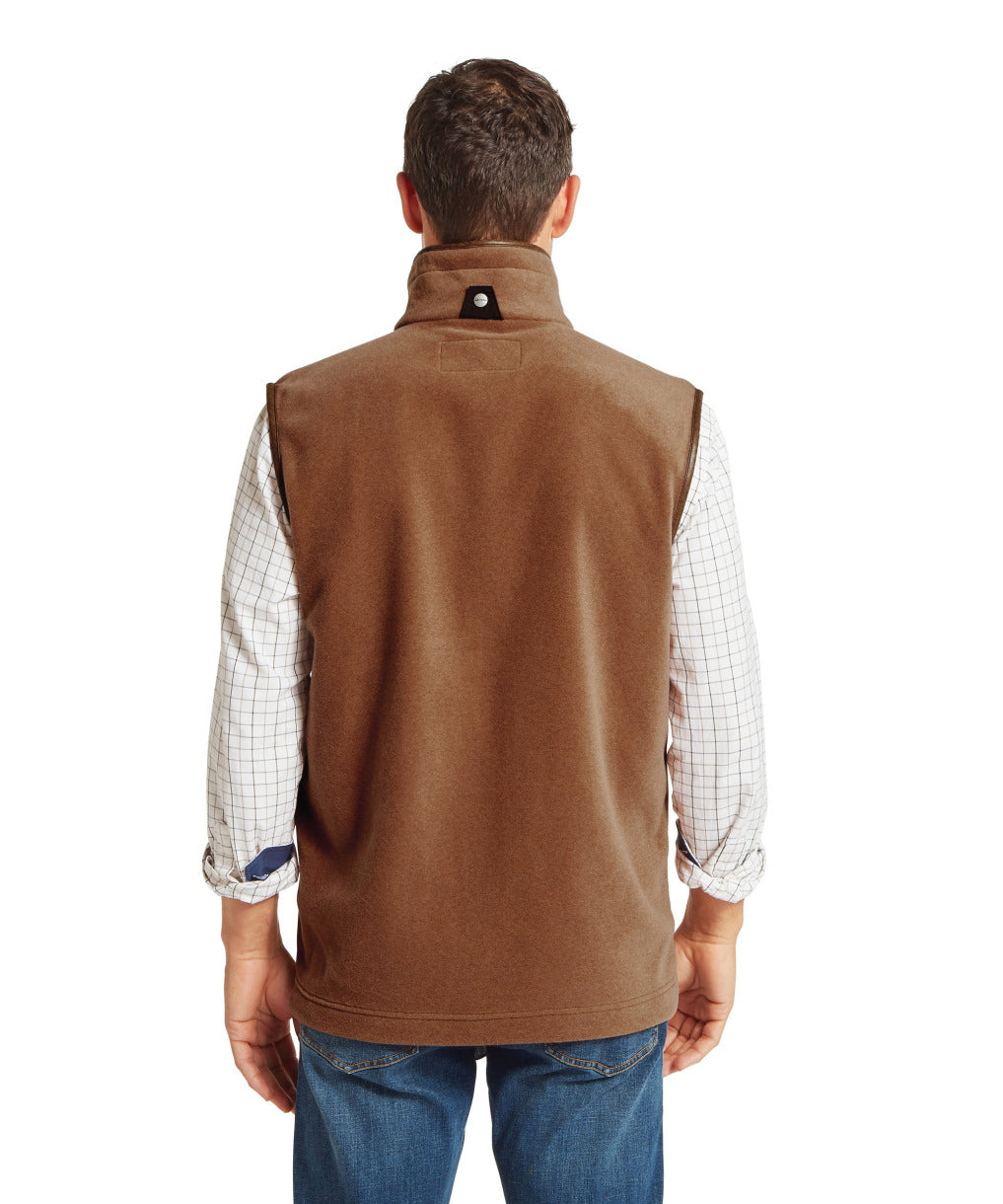 Oakham Fleece Gilet Toffee