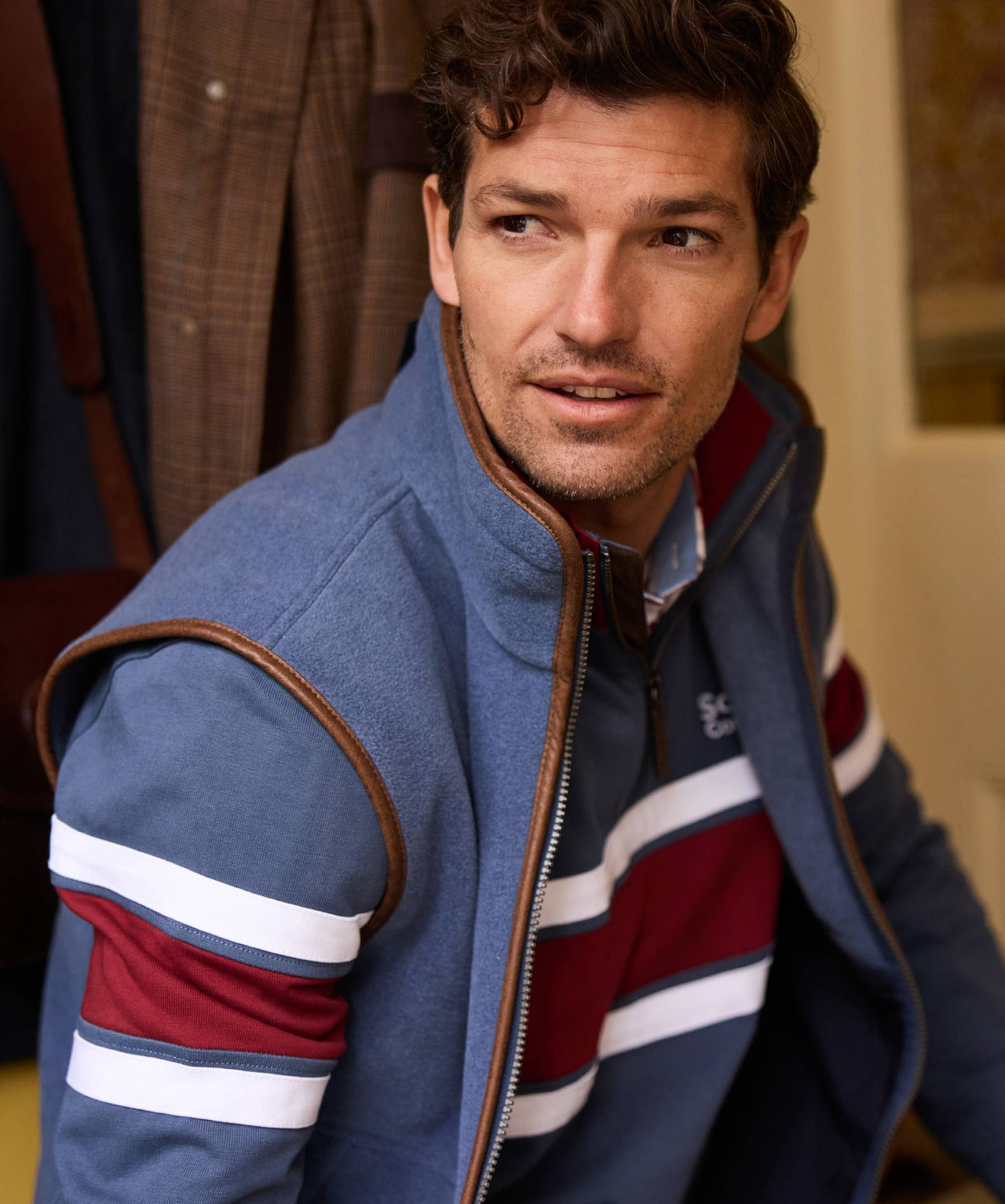 Oakham Fleece Gilet Storm Blue