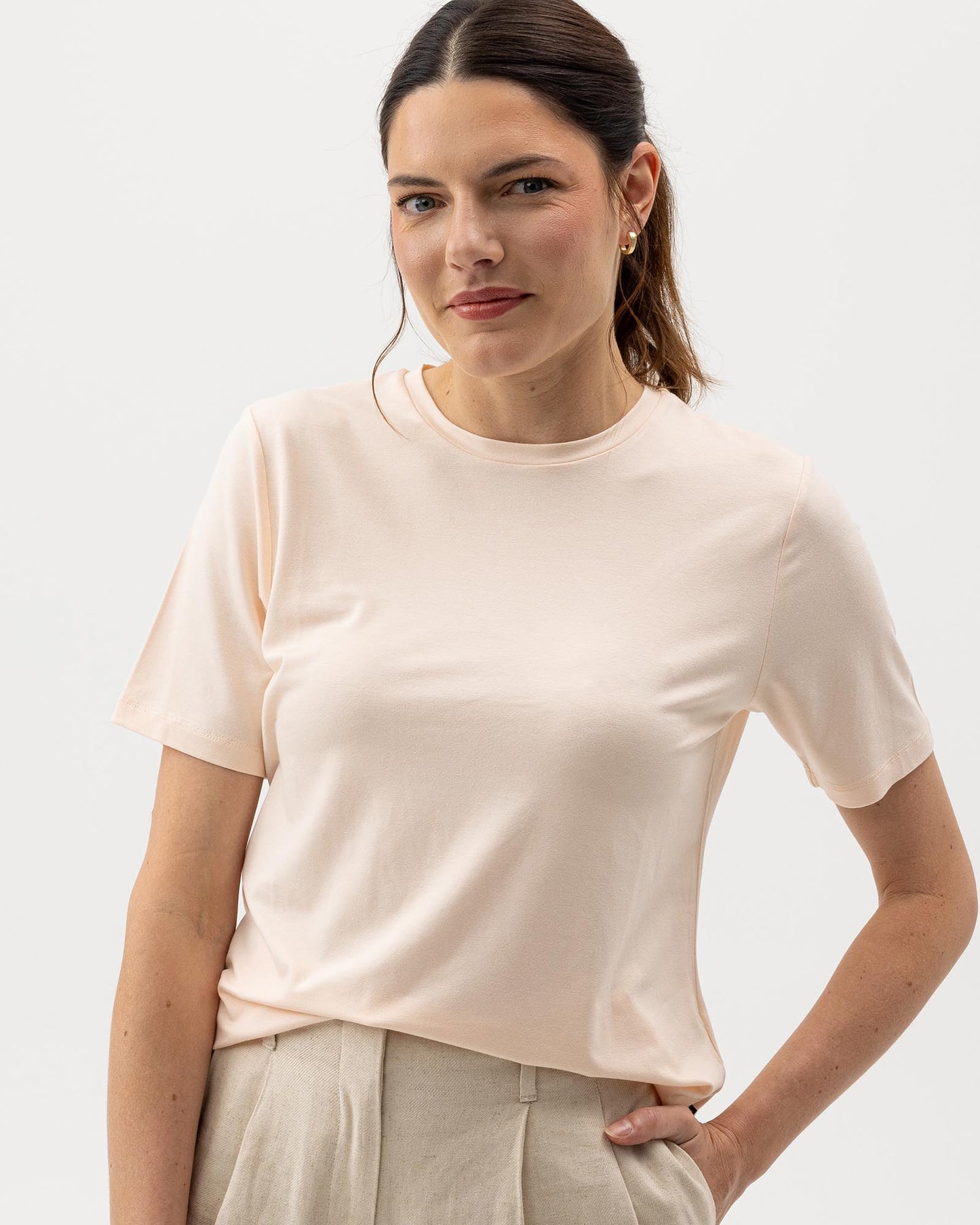 Jennie Tee Pale Peach