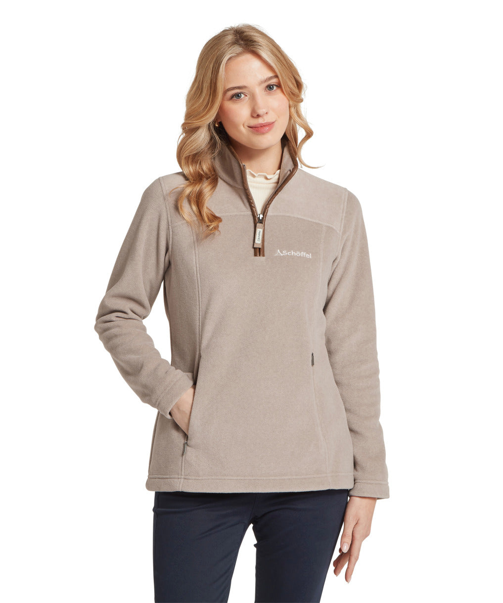 Tilton II Quarter Zip Fleece Mushroom
