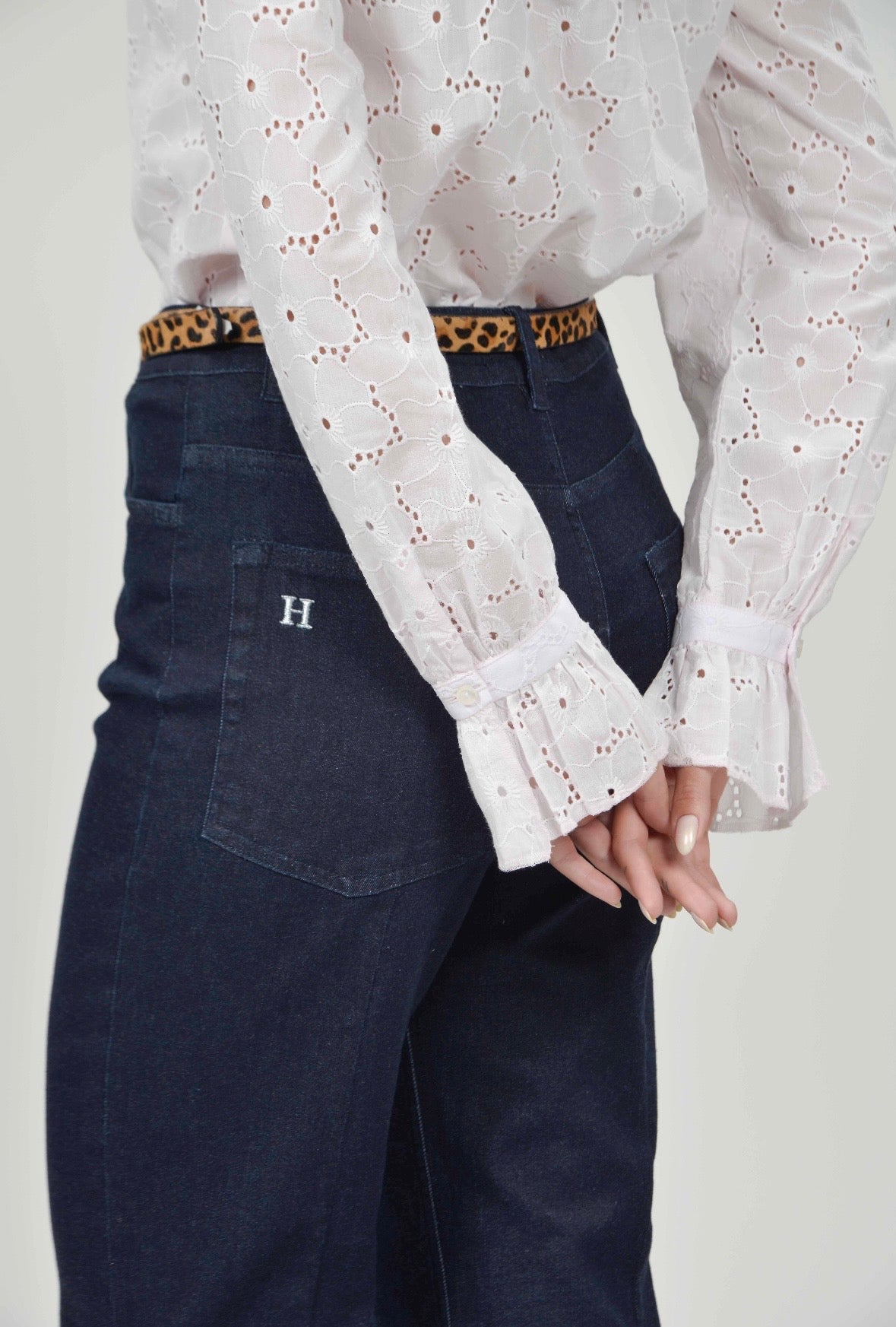 New Malu Pink Embroidery Blouse