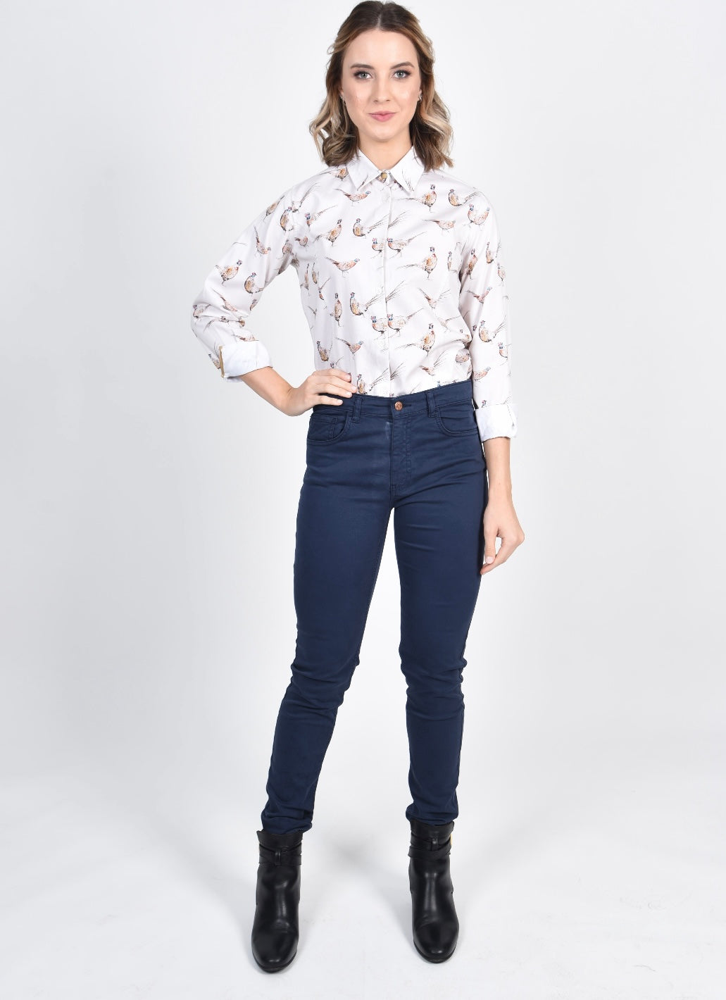 Rosie 5 Pocket Jeans Navy