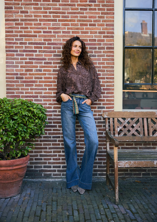 Brielle Vintage & Scarf Jeans