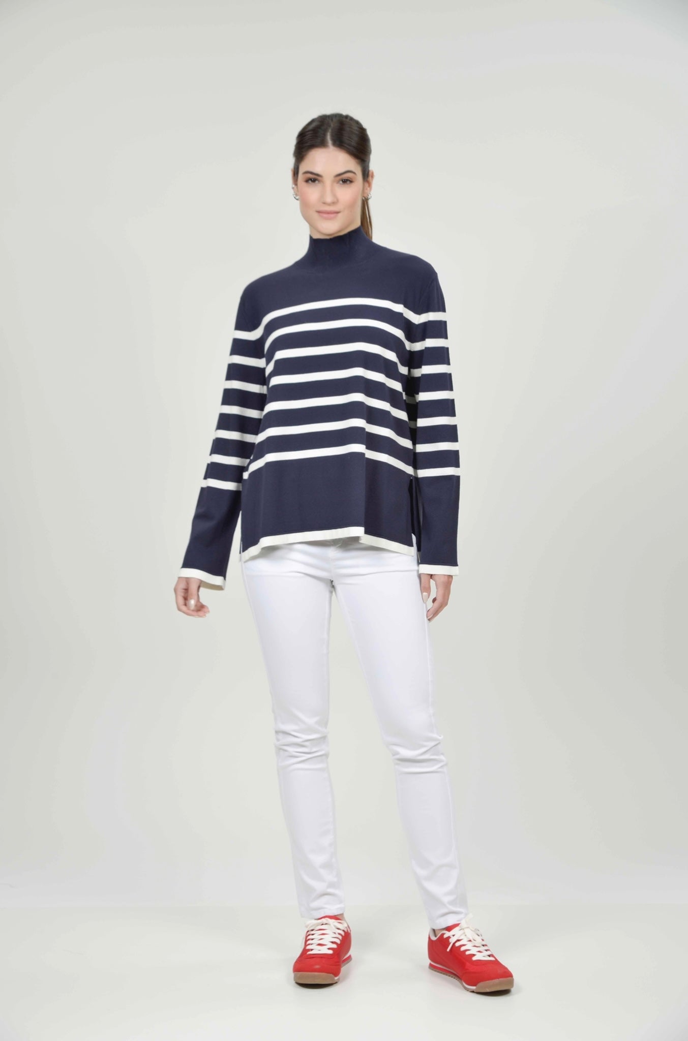 Doris Navy Stripe Sweater