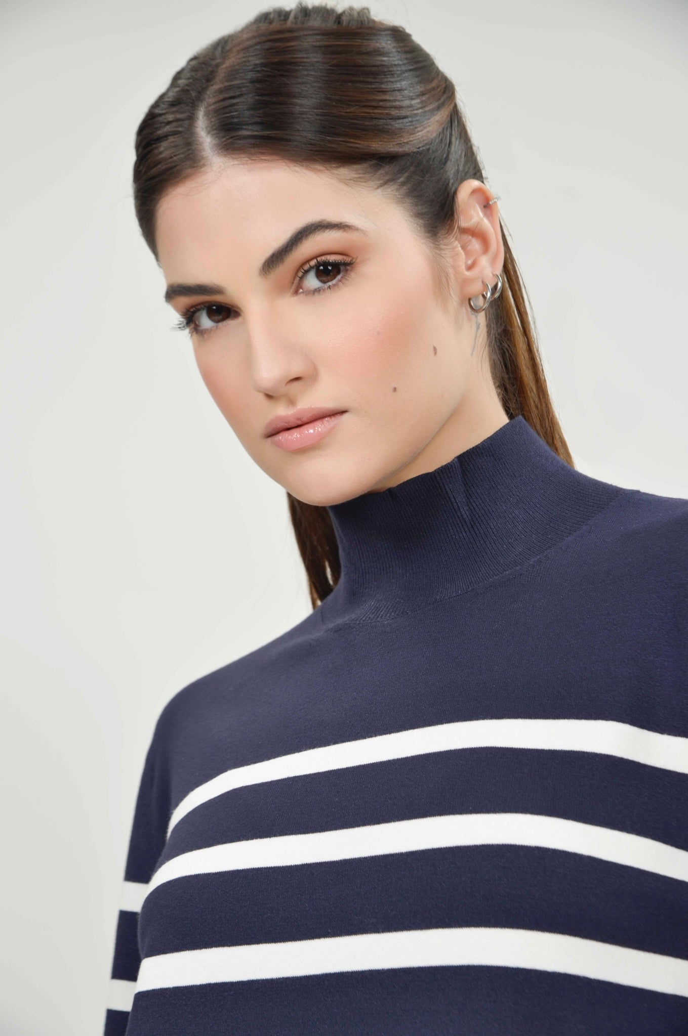 Doris Navy Stripe Sweater