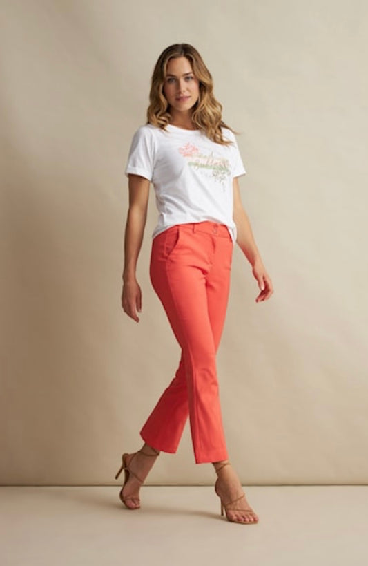 Bibette Crop Jeans Flamingo