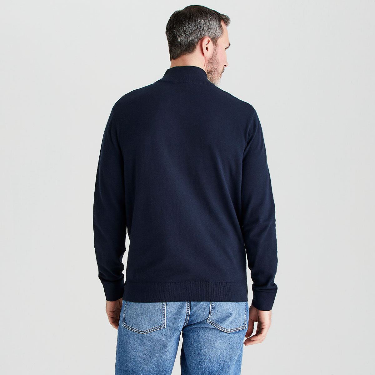 Men’s Hartland 1/4 Zip Knit Navy