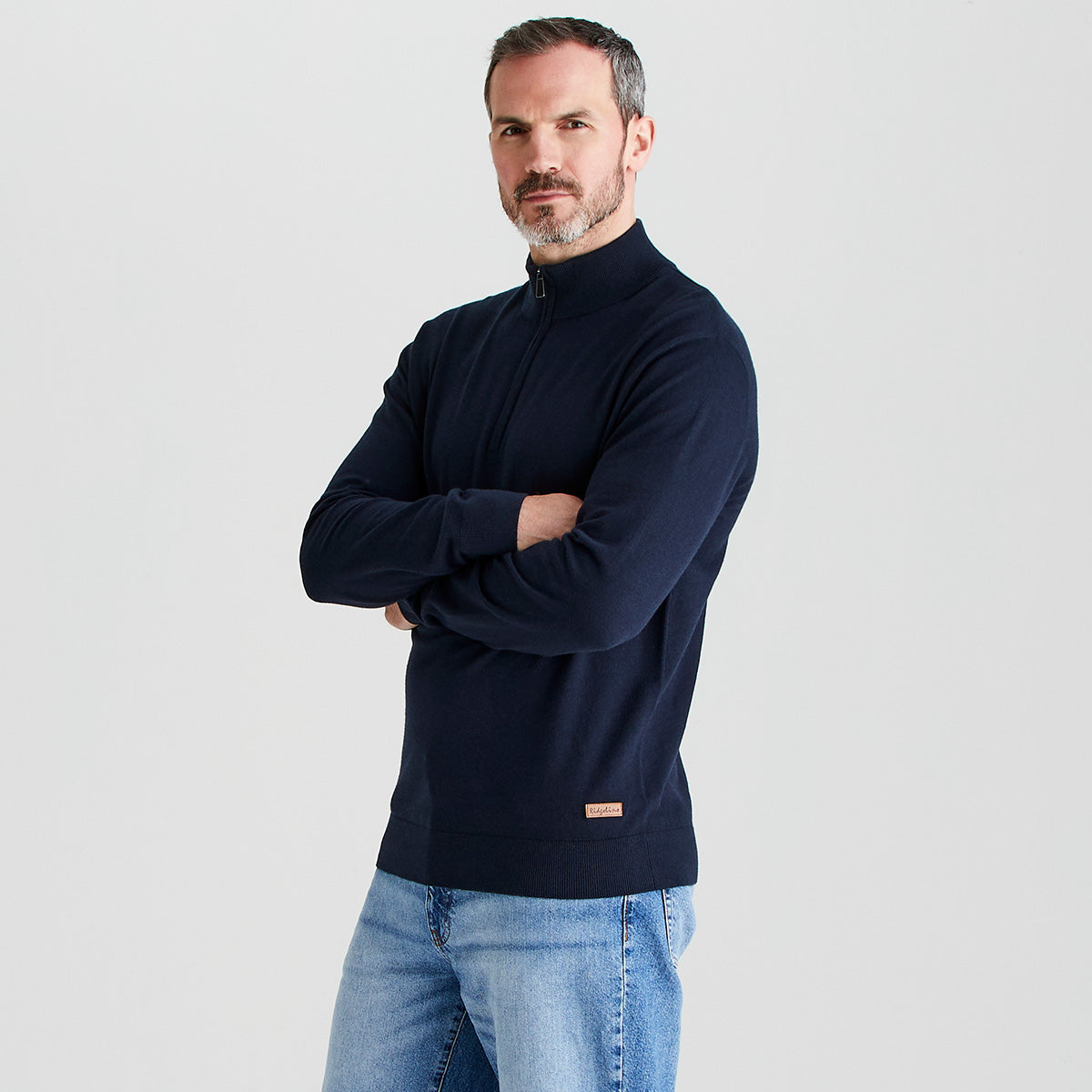 Men’s Hartland 1/4 Zip Knit Navy