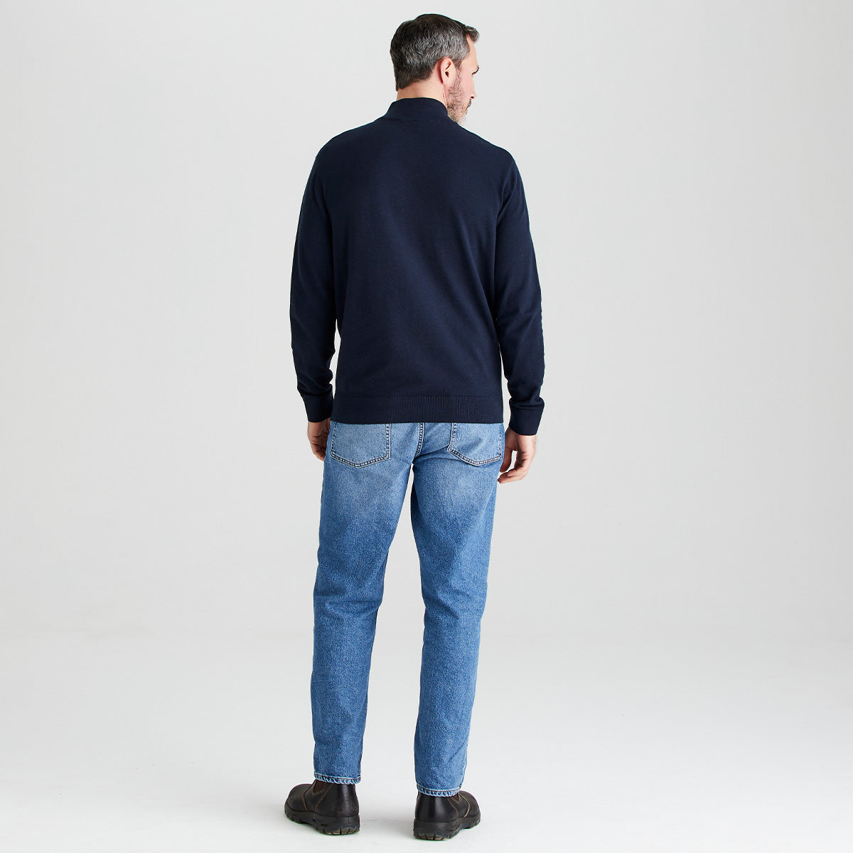 Men’s Hartland 1/4 Zip Knit Navy