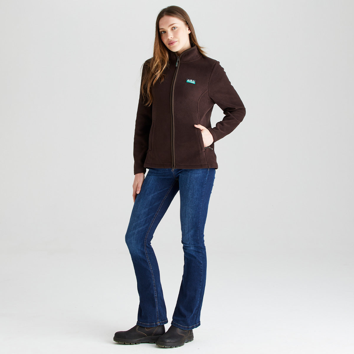 Women’s Brenna Fleece Jacket Deep Bark
