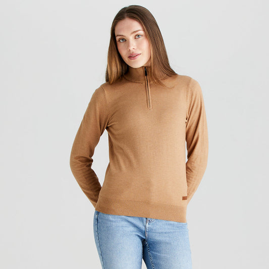 Women’s Melford Knit 1/4 Zip Sienna