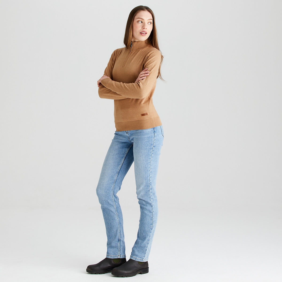 Women’s Melford Knit 1/4 Zip Sienna