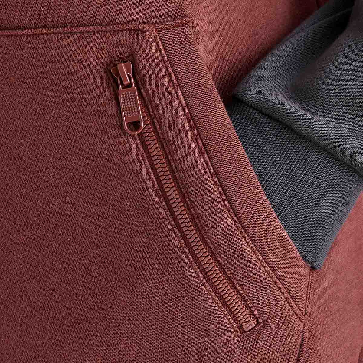 Women’s Tribe Hoodie Oxblood Tri Colour