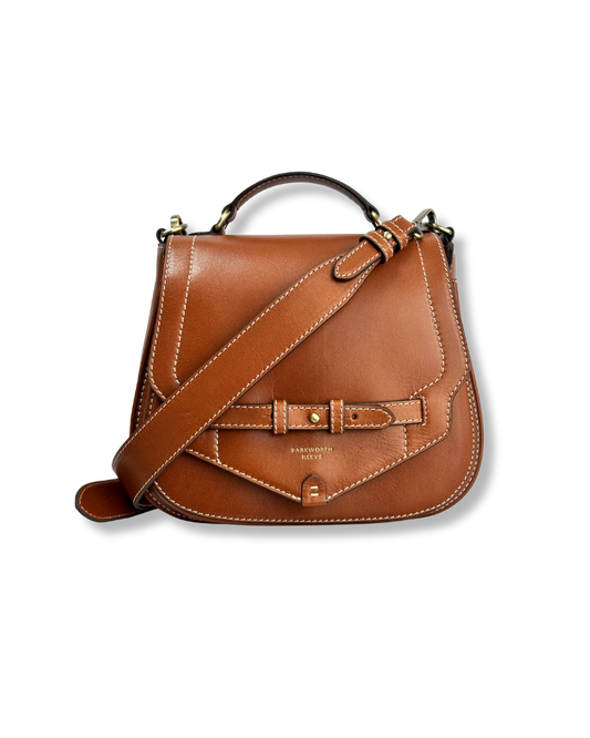 Felpersham Saddle Bag Tan leather