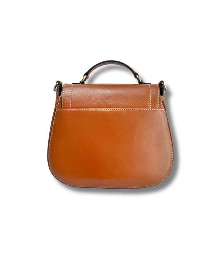 Felpersham Saddle Bag Tan leather