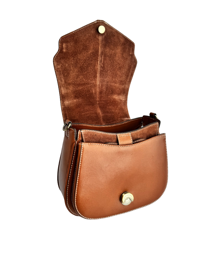 Felpersham Saddle Bag Tan leather