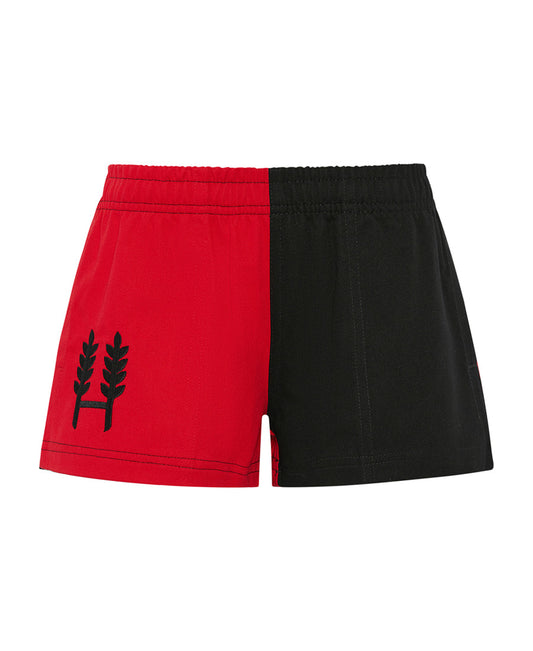 Kids Harlequin Red/Black shorts