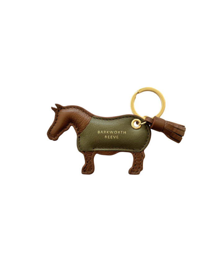 Milton Pony Keyring Chestnut & Olive