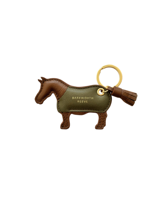 Milton Pony Keyring Chestnut & Olive