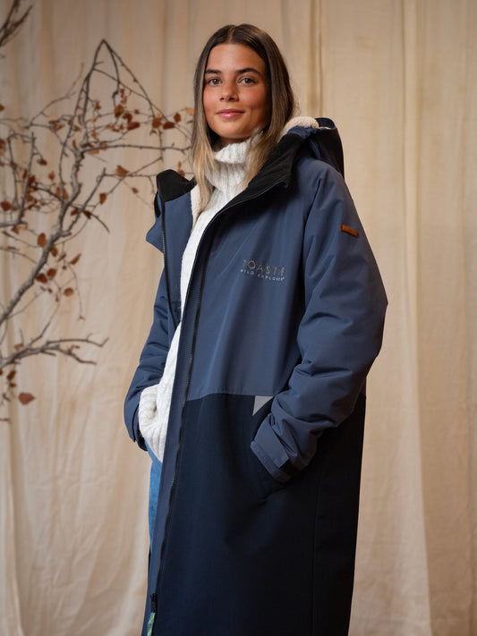 Adult Waterproof Changing Robe Navy
