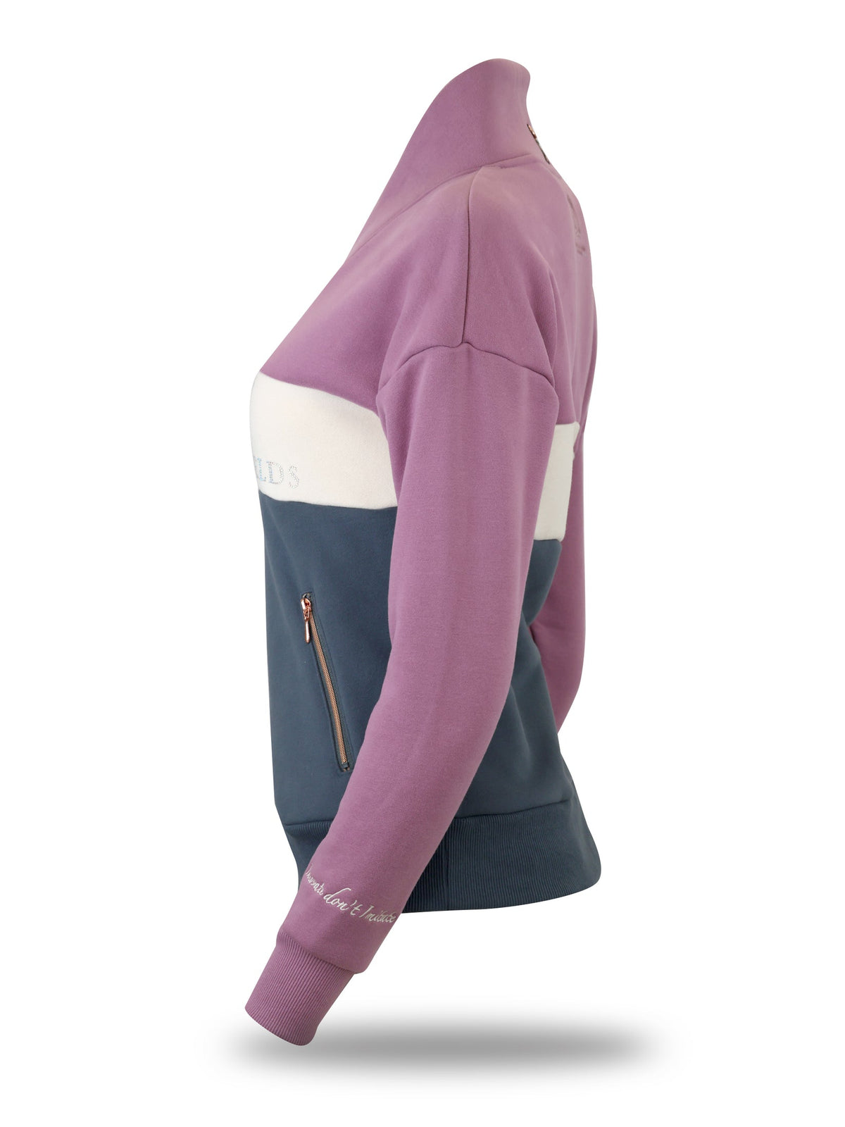 Vanessa Sweatshirt Tri-Colour Pink, Cream & Grey