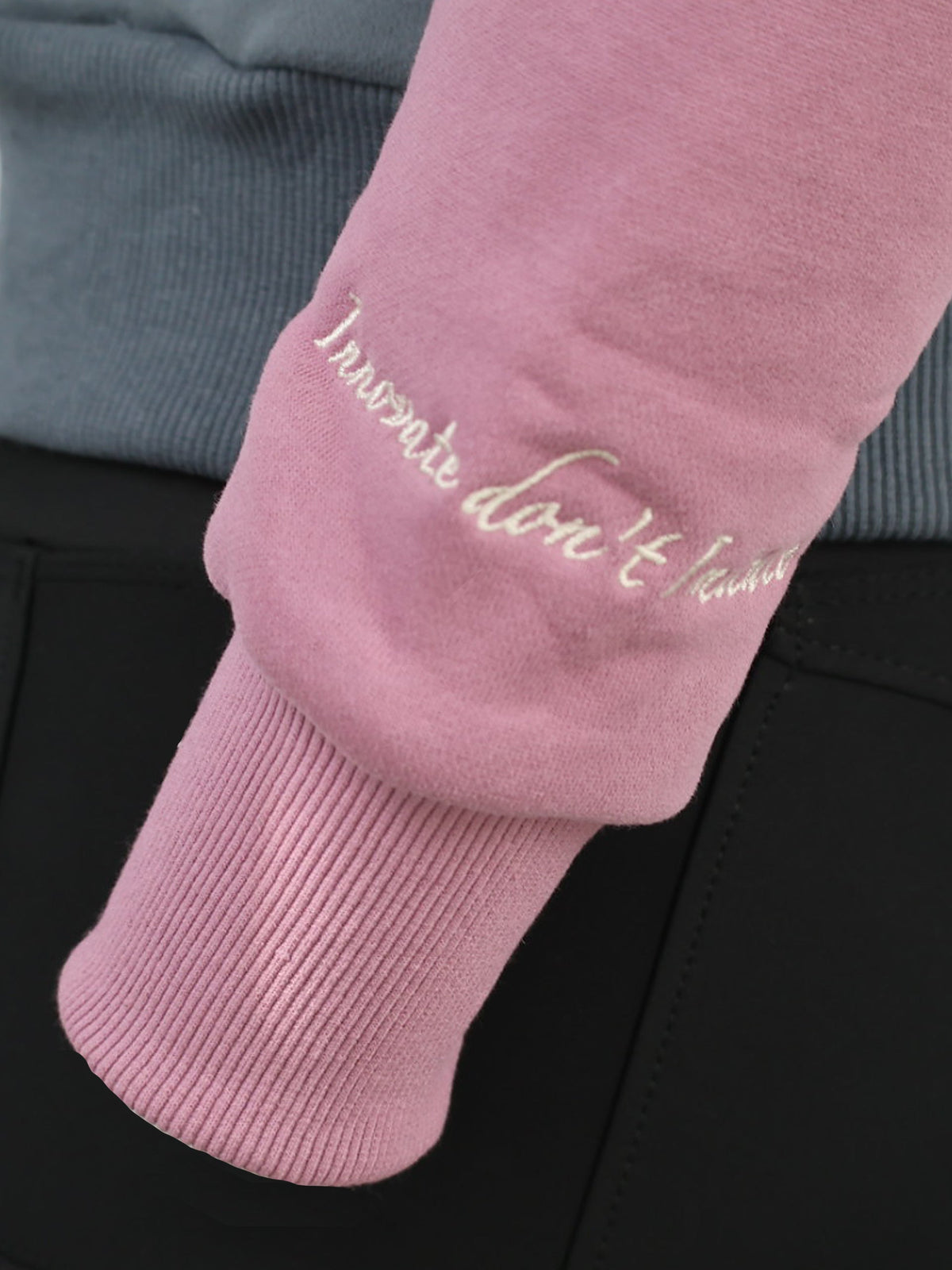 Vanessa Sweatshirt Tri-Colour Pink, Cream & Grey